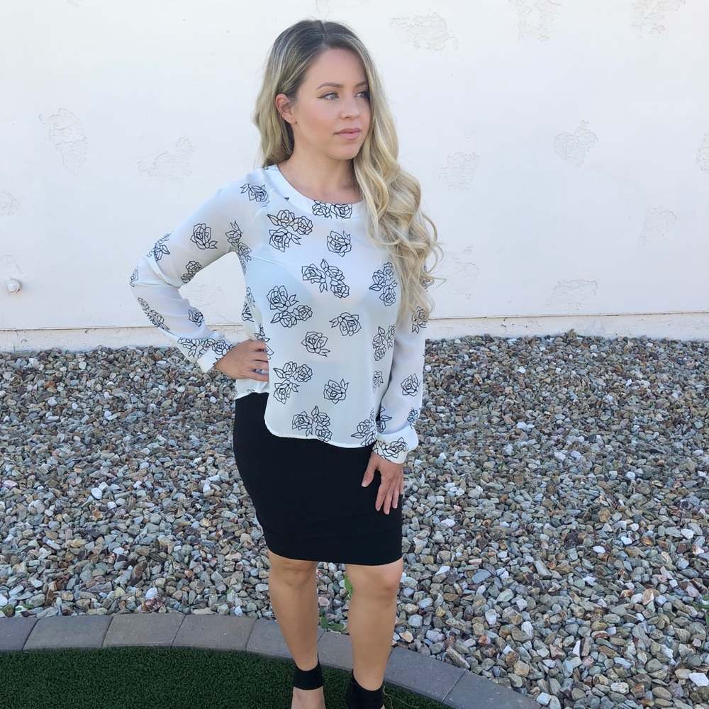 Flower blouse